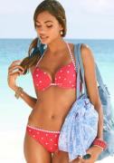 s.Oliver RED LABEL Beachwear Bikinibroekje AUDREY met gestreepte paspe...