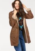 NU 25% KORTING: Aniston CASUAL Korte jas met een capuchon