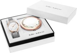 Julie Julsen Kwartshorloge Beauty Rosé Silver, JJW1176RGSME-SET (set, ...