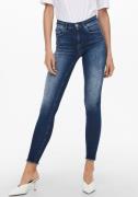 NU 20% KORTING: Only Skinny fit jeans ONLBLUSH LIFE MID SK ANK RAW