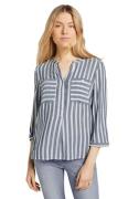 NU 20% KORTING: Tom Tailor Blouse zonder sluiting met verborgen knoops...