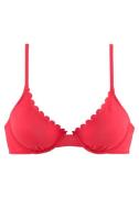 Lascana Bikinitop met beugels Scallop met vulling