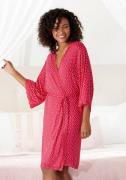 NU 20% KORTING: s.Oliver RED LABEL Beachwear Kimono met hartjesprint e...