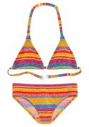 Buffalo Triangelbikini Lux Kids met abstracte print