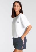 Fila Pyjama met elastische, aangerimpelde band (set, 2-delig)