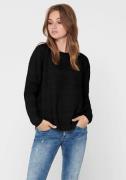 Only Trui met ronde hals ONLCAVIAR L/S PULLOVER KNT