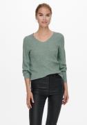 Only Trui met V-hals ONLATIA L/S V-NECK CUFF KNT