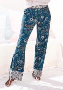 Lascana Pyjamabroek in bloemen print all-over