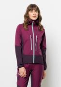 NU 20% KORTING: Jack Wolfskin Softshell-jack ALPSPITZE HOODY W