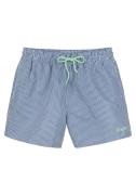 NU 20% KORTING: Buffalo Zwemshort in fijne streep-look