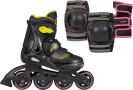 Playlife Inlineskates Playlife Joker met beschermingset bestaand uit k...