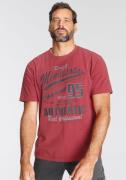 NU 20% KORTING: Man's World T-shirt met print in vintage-look