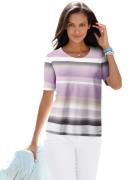 Casual Looks Shirt met korte mouwen Gestreept shirt (1-delig)