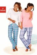 Arizona Pyjama met bijpassende basic shirts (4-delig, Set van 2)