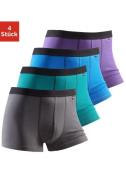 Buffalo Boxershort met zwarte weefband (set, 4 stuks)