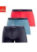s.Oliver RED LABEL Beachwear Boxershort in modieuze designs (set, 3 st...