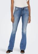 NU 25% KORTING: Only Bootcut jeans ONLBLUSH LIFE MID FLARED DNM TAI467...