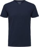 NU 20% KORTING: SELECTED HOMME Shirt met ronde hals Basic T-shirt
