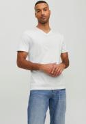 NU 20% KORTING: Jack & Jones Shirt met V-hals JJEORGANIC BASIC TEE