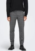 NU 20% KORTING: ONLY & SONS Chino MARK CHECK PANTS