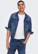 NU 20% KORTING: ONLY & SONS Jeansjack ONSCOIN MID. BLUE 4333 JACKET