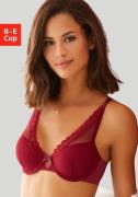 s.Oliver RED LABEL Beachwear Bh met steuncups in modieuze high-apex-be...