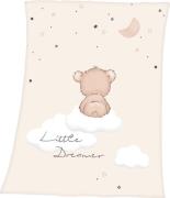 Baby Best Babydeken Little Dreamer met schattig teddydesign, knuffelde...