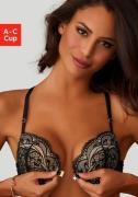 NU 20% KORTING: Lascana Push-up-bh met gekruiste bandjes en kralen, se...