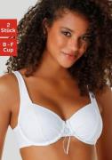 Petite fleur Bh met beugel en mooie plooien in cup, dessous (Set van 2...