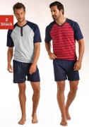 le jogger® Shortama in een kort model, met raglanmouwen (4-delig, Set ...