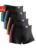 AUTHENTIC UNDERWEAR Boxershort met contrastkleurige strepen opzij (4 s...