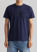 Gant T-shirt D.1 GANT PRIDE PIQUE met logoborduursel op borsthoogte