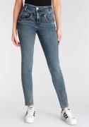 NU 20% KORTING: Herrlicher High-waist jeans SHARP SLIM REUSED DENIM