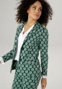 Aniston SELECTED Jerseyblazer met gestreepte stippen