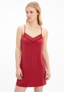 NU 20% KORTING: Calvin Klein Nachthemd Chemise met fijne kant bij de h...