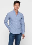 NU 20% KORTING: ONLY & SONS Overhemd met lange mouwen ONSALVARO LS OXF...