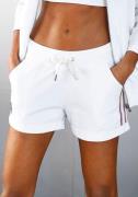 H.I.S Strandshort met tapestrepen opzij