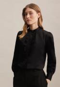 NU 20% KORTING: seidensticker Klassieke blouse Zwarte roos Lange mouwe...