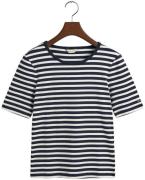 NU 20% KORTING: Gant T-shirt SLIM STRIPED 1X1 RIBBED KA T-SHIRT