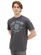 NU 20% KORTING: Tom Tailor T-shirt met grote logo-frontprint