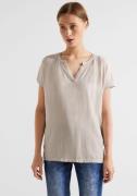 NU 20% KORTING: STREET ONE Shirttop in heuplang model