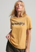 NU 20% KORTING: Superdry Shirt met ronde hals METALLIC CORE LOGO T SHI...