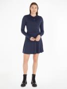 NU 20% KORTING: TOMMY JEANS Skaterjurk TJW LS FIT & FLARE DRESS met to...