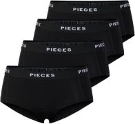 pieces Hipster PCLOGO LADY 4 PACK SOLID NOOS BC (4 stuks, Set van 4)