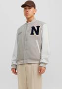 Jack & Jones Jack in collegestijl JORCOLLEGE WOOL BLEND BOMBER NOOS