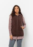 NU 20% KORTING: Jack Wolfskin Mouwloos fleecevest HIGH CURL LONG VEST ...