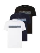 Tom Tailor Denim T-shirt in verschillende kleuren (set, 3-delig)