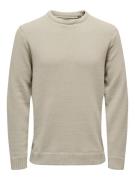 NU 20% KORTING: ONLY & SONS Trui met ronde hals ONSESE LIFE REG 7 KNIT...