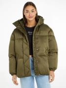 NU 20% KORTING: TOMMY JEANS Gewatteerde jas TJW OVR SATIN PUFFER met t...