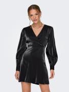 NU 20% KORTING: Only Party-jurk ONLERICA L/S WRAP DRESS PTM